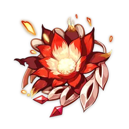 Горящая алая ведьма