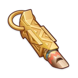 Золотой свисток коронованного заврианами воина