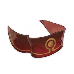 Окаймлённый красный шёлк